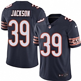 Nike Men & Women & Youth Bears 39 Eddie Jackson Navy NFL Vapor Untouchable Limited Jersey,baseball caps,new era cap wholesale,wholesale hats